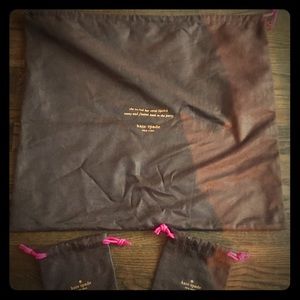 Kate spade handbag and jewelry duster bags